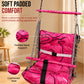 Baby Swing Cradle/ Hichko Set with Cushion & Mosquito Net | Cotton Hanging Baby Jhula 0–2 Years