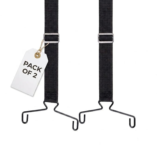 Baby Cradle Hanger Belt Set with Metal Hooks | Adjustable Jhula Hanging Strap