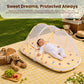 Baby Bedding Set for New Baby, Babies Bedding with Mosquito Net & Cotton Pillow for 0-12 Months